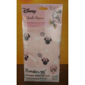 The Creme‎ Shop x Disney Minnie Mouse LUXURY SHOWER CAP Satin Exterior Oversized